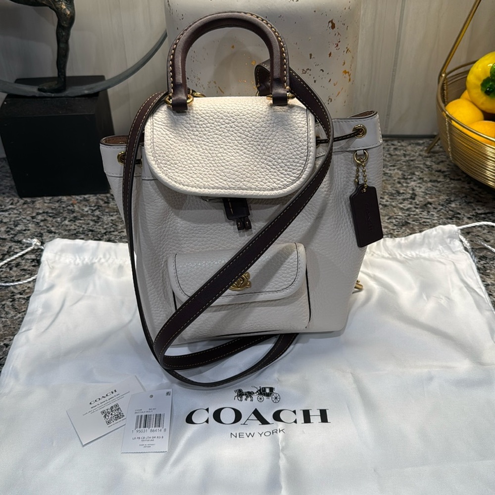 NWT Coach Riya Backpack 21 In Colorblock